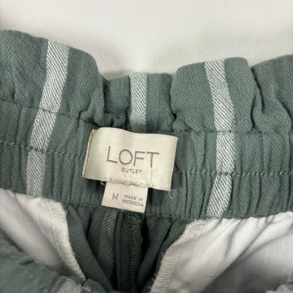 LOFT Paperbag Waist Pants Business Casual Neutral Medium - Picture 3 of 7